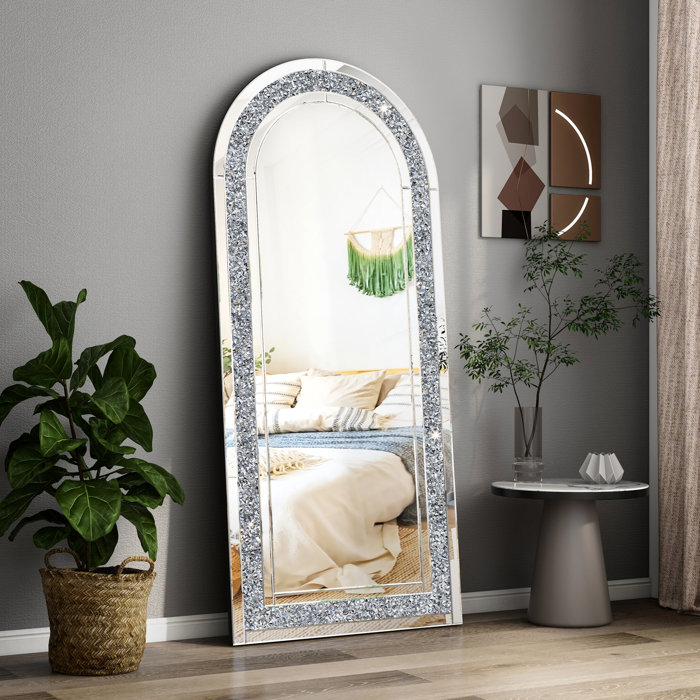 Everly Quinn Casmer ArchTop Glass Full Length Mirror & Reviews Wayfair